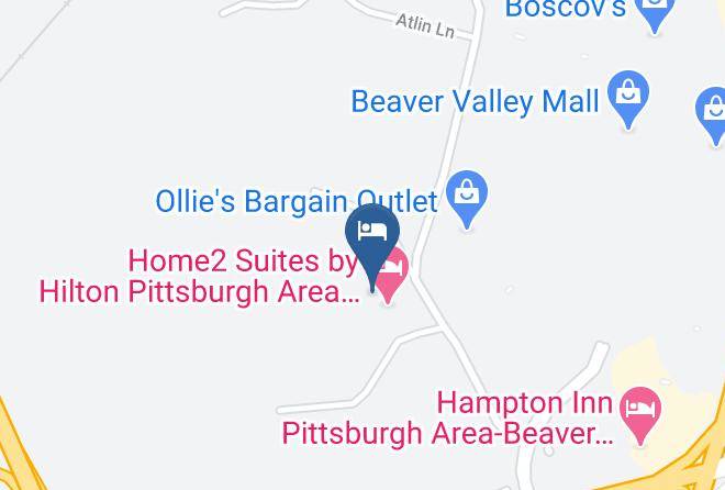 Hilton Garden Inn Pittsburgh Area Beaver Valley Map
