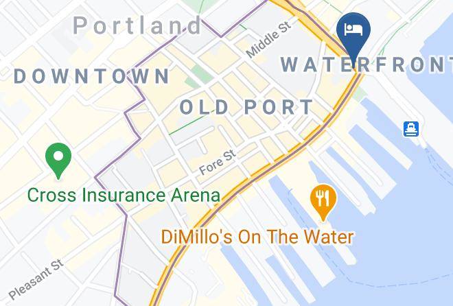 Cumberland - Hilton Garden Inn Portland Downtown Waterfront Maps