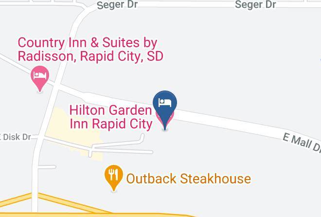 Hilton Garden Inn Rapid City Map