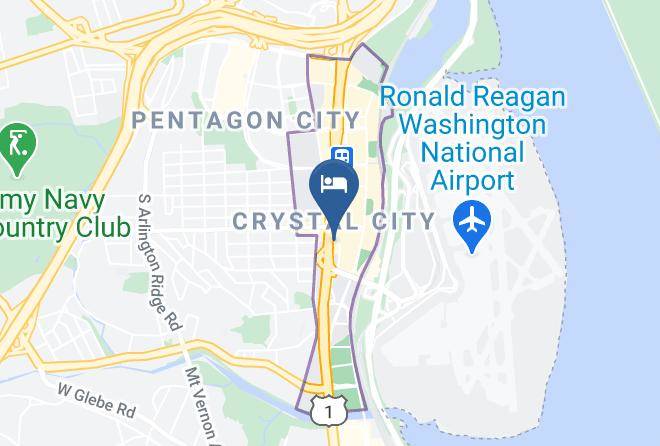 Arlington - Hilton Crystal City At Washington Reagan National Airport Maps