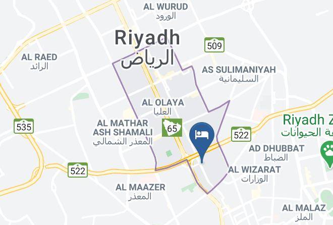 Riyadh - Hilton Garden Inn Riyadh Olaya Maps