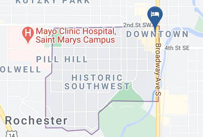 Olmsted - Hilton Garden Inn Rochester Downtown Maps