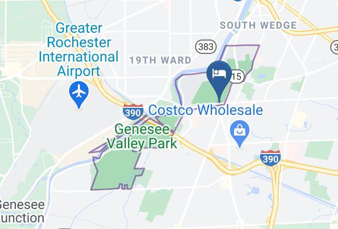 Hilton Garden Inn Rochester University & Medical Center Map