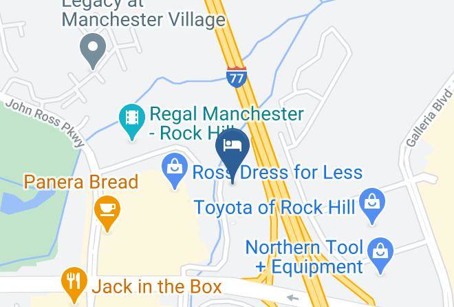 Hilton Garden Inn Rock Hill Map