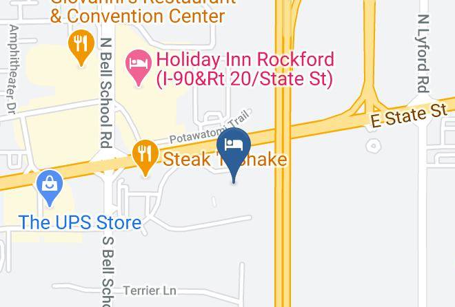 Winnebago - Hilton Garden Inn Rockford Maps