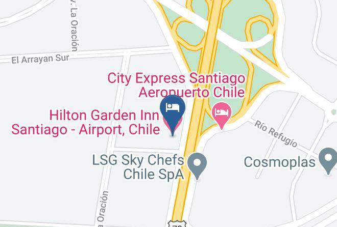 Santiago - Hilton Garden Inn Santiago Airport Chile Maps