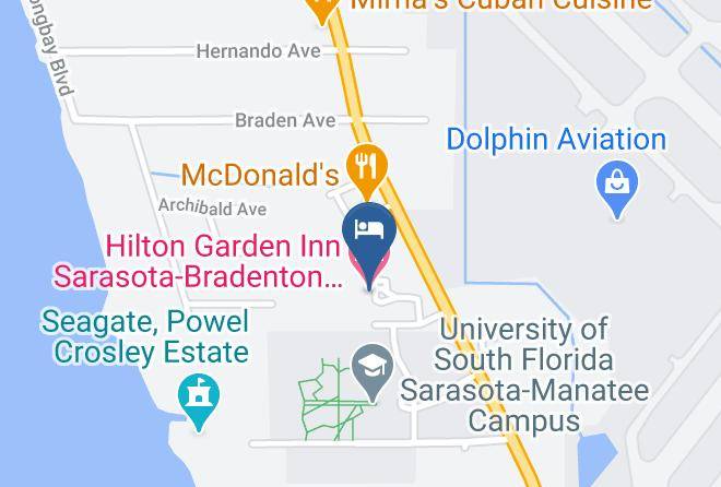 Manatee - Hilton Garden Inn Sarasota Bradenton Airport Maps