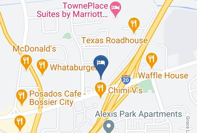 Bossier Par - Hilton Garden Inn Shreveport Bossier City Maps