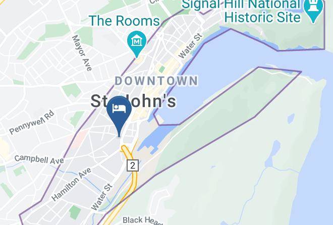 Hilton Garden Inn St John's Newfoundland Canada Map