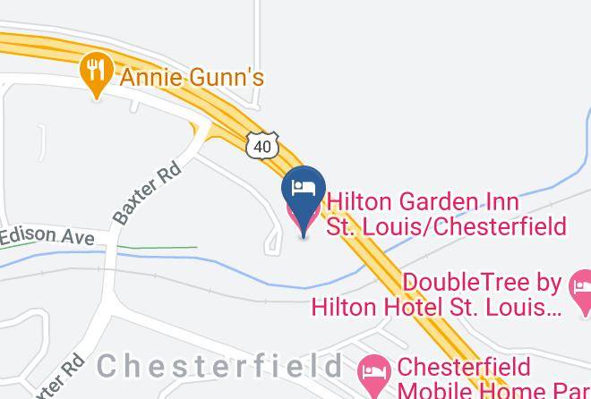 St Louis - Hilton Garden Inn St Louis Chesterfield Maps