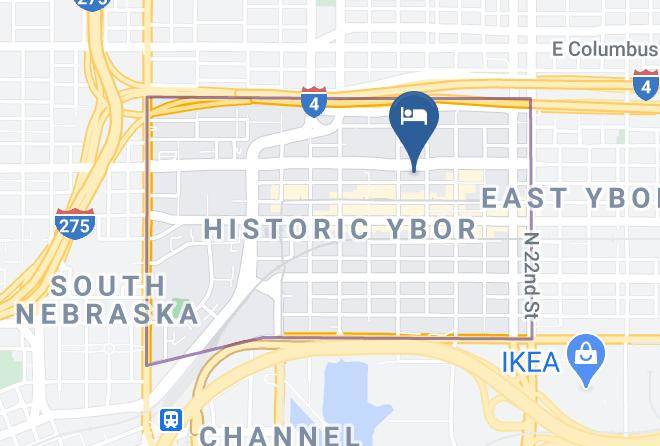 Hillsborough - Hilton Garden Inn Tampa Ybor Historic District Maps