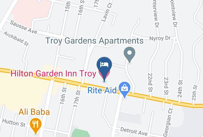 Rensselaer - Hilton Garden Inn Troy Maps
