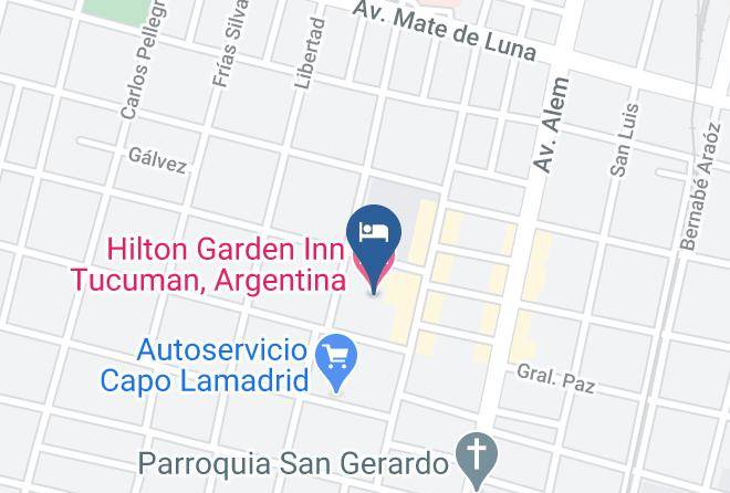 Tucuman City - Hilton Garden Inn Tucuman Argentina Maps