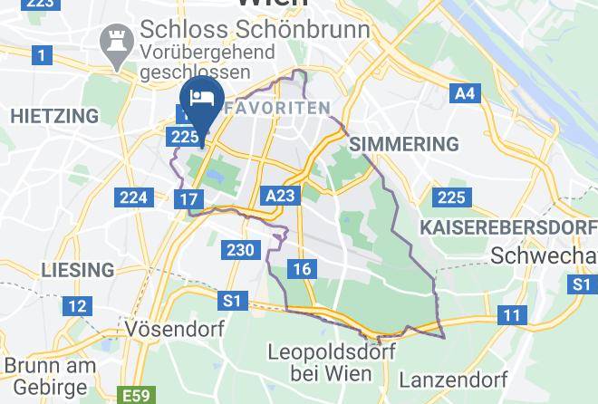 Vienna Favoriten - PLAZA Premium Wien Maps