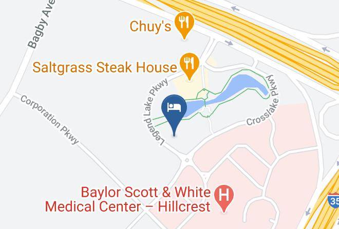 Hilton Garden Inn Waco Map