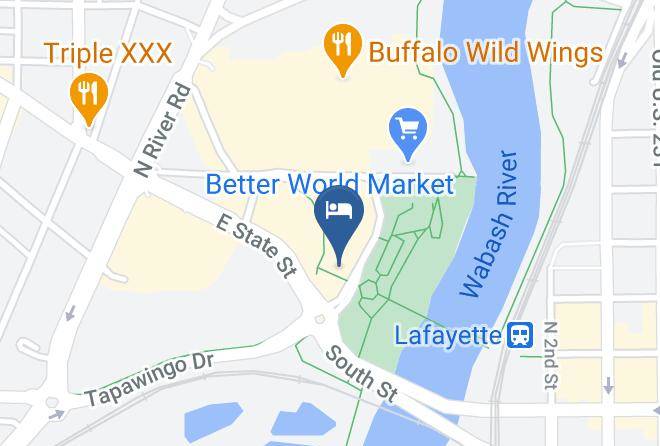 Tippecanoe - Hilton Garden Inn West Lafayette Wabash Landing Maps