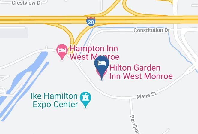 Ouachita Par - Hilton Garden Inn West Monroe Maps