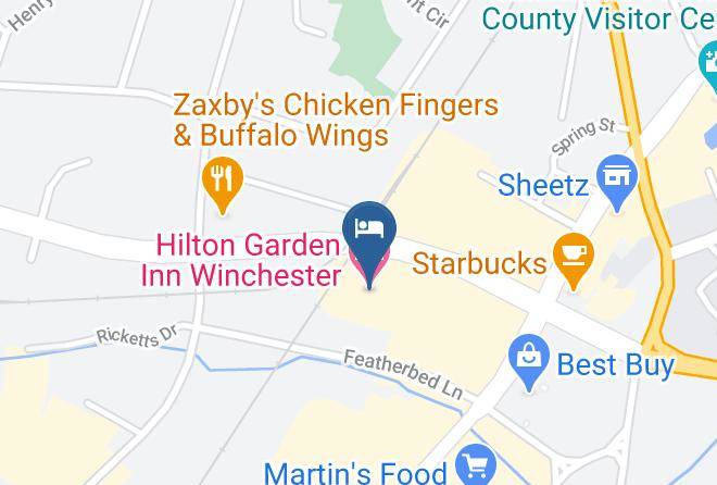 Winchester City - Hilton Garden Inn Winchester Maps