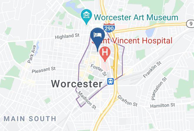 Worcester - Hilton Garden Inn Worcester Maps