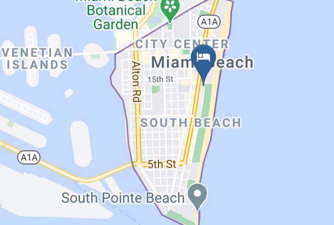 Miami Dade - Hilton Grand Vacations At Mcalpin Ocean Plaza Maps