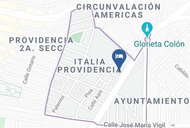 Guadalajara - Hilton Guadalajara Midtown Maps