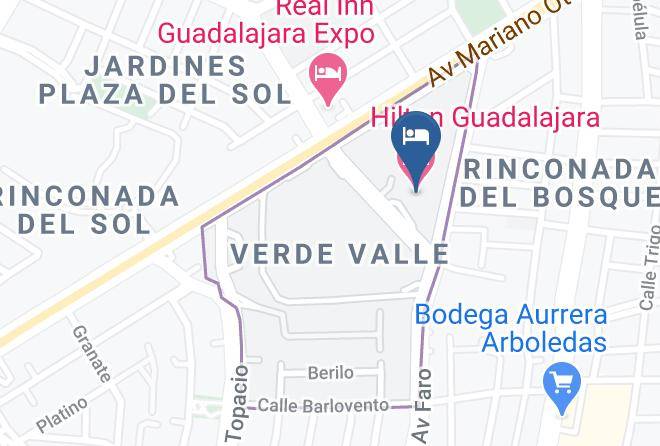 Guadalajara - Barcelo Guadalajara Maps