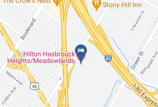Bergen - Hilton Hasbrouck Heights Meadowlands Maps