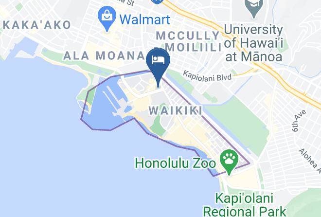 Honolulu - Doubletree By Hilton Hotel Alana Waikiki Beach Maps