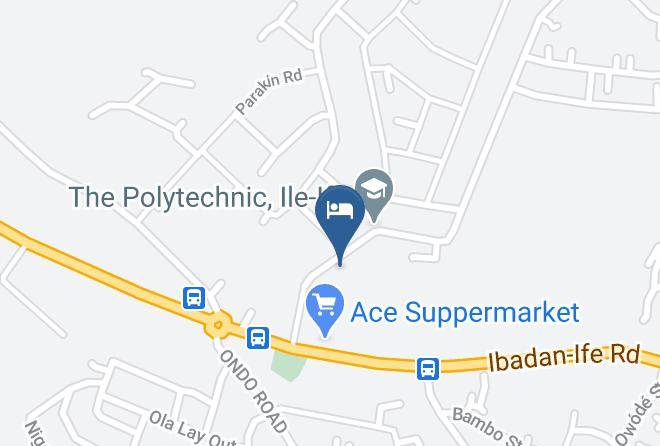 Igbara Oke - Hilton Hotel Ife Maps