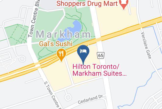 York - Hilton Toronto Markham Suites Conference Centre & Spa Maps