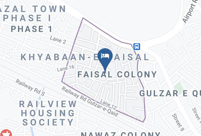 Islamabad - Hilton Inn Guest House Maps