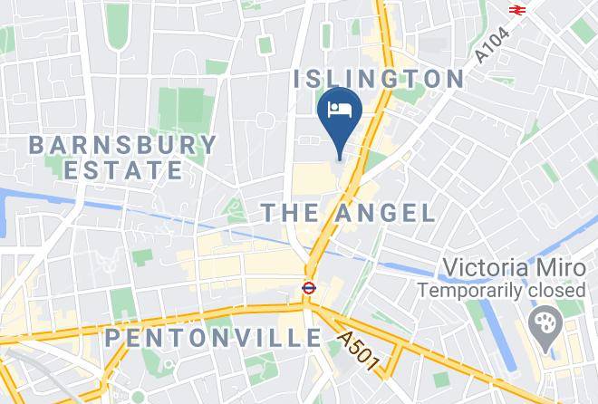 London - Hilton London Angel Islington Maps