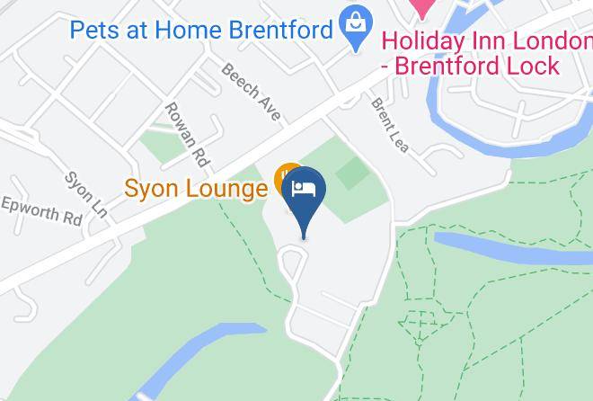 Hilton London Syon Park Map