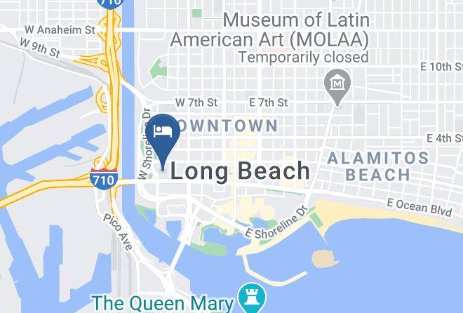 Hilton Long Beach Map
