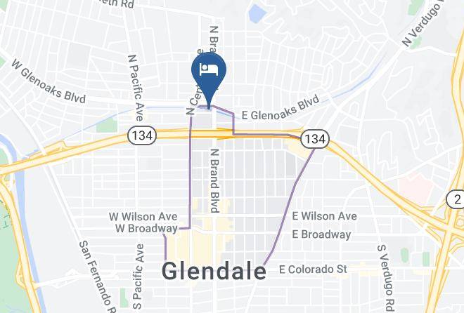 Los Angeles - Hilton Los Angeles North Glendale & Executive Meeting Ctr Maps