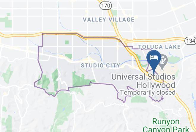 Los Angeles - Hilton Los Angeles Universal City Maps