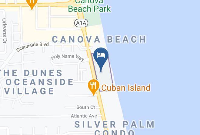 Brevard - Hilton Melbourne Beach Oceanfront Maps