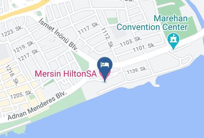 Yenisehir - Mersin Hiltonsa Maps