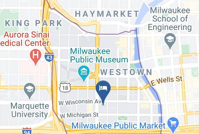 Milwaukee - Hilton Milwaukee City Center Maps