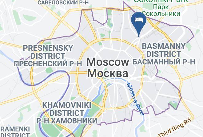 Moscow - Hilton Moscow Leningradskaya Maps