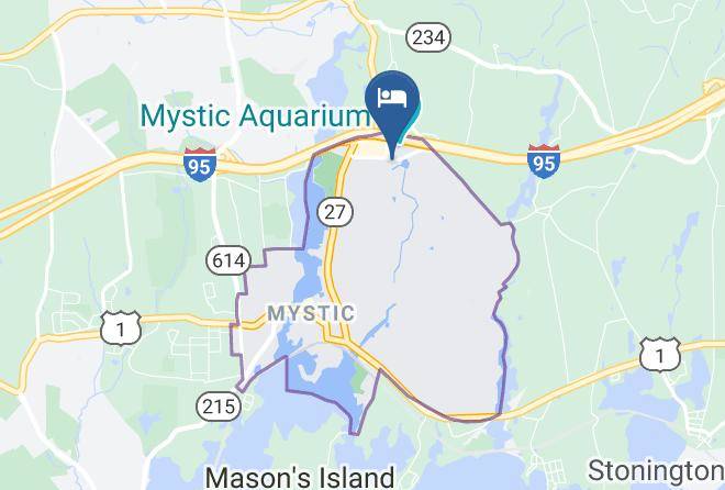 New London - Hilton Mystic Maps