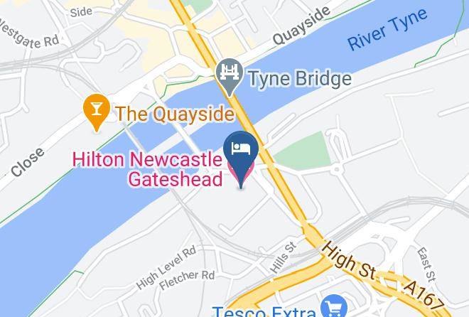 Gateshead - Hilton Newcastle Gateshead Maps