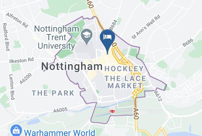 Hilton Nottingham Map