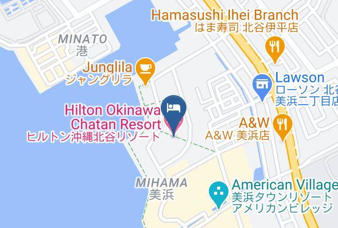 Chatan Townnakagami District - Hilton Okinawa Chatan Resort Maps