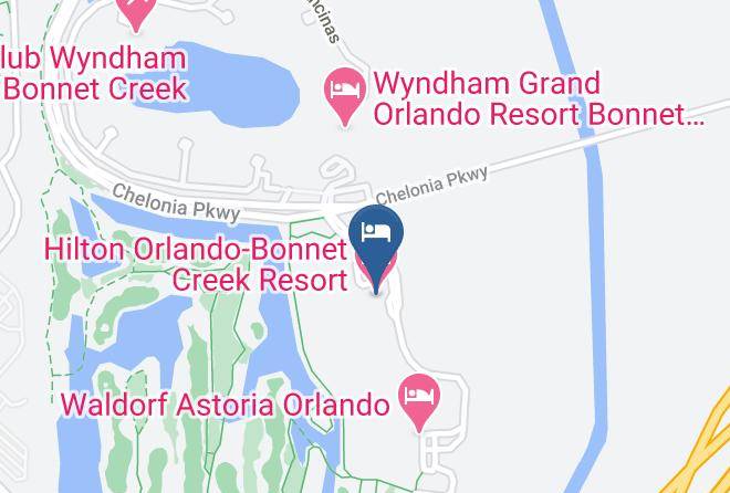 Orange - Hilton Orlando Bonnet Creek Resort Maps