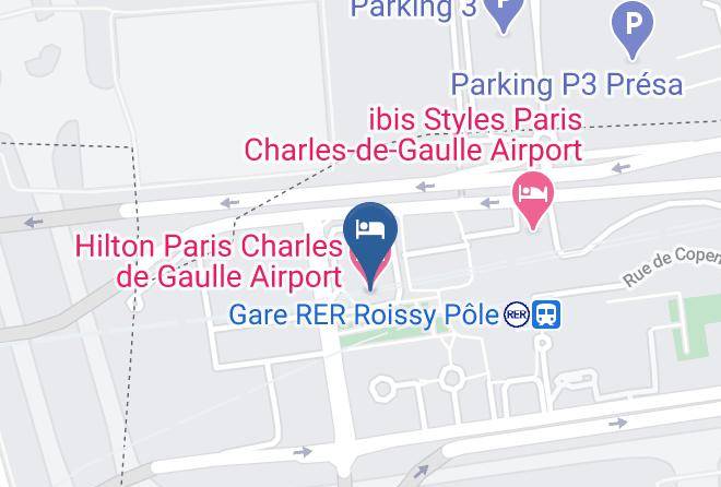 Seine St Denis - Hilton Paris Charles De Gaulle Airport Maps