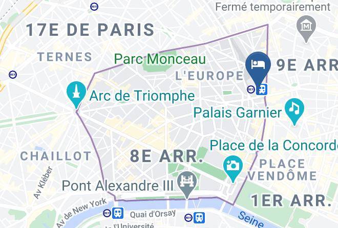 Paris - Hilton Paris Opera Maps