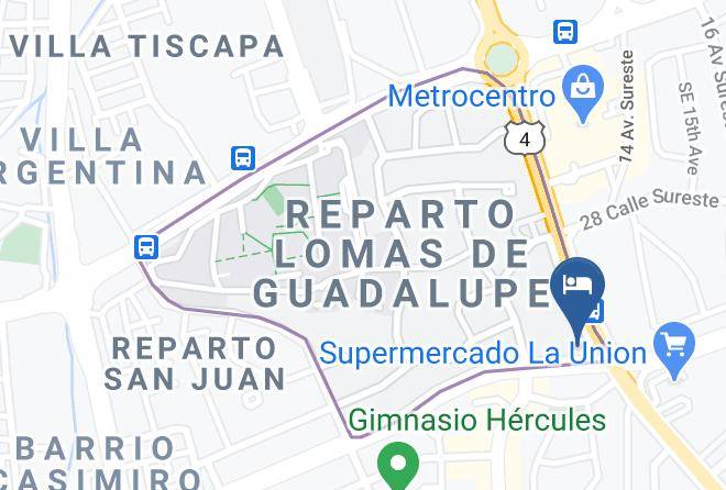 Managua - Hilton Princess Managua Maps