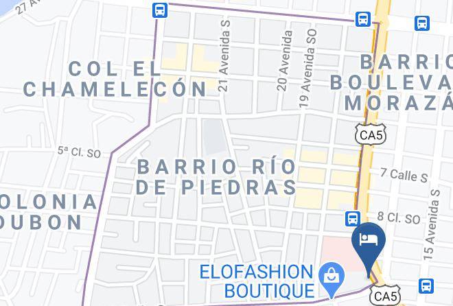 San Pedro Sula - Hilton Princess San Pedro Sula Maps
