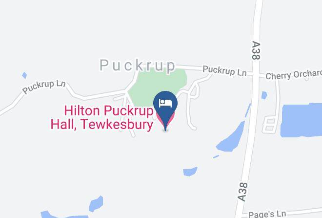 Glos - Hilton Puckrup Hall Tewkesbury Maps